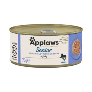 Applaws Senior kassi konserv tuunikala/sardiin 70 g