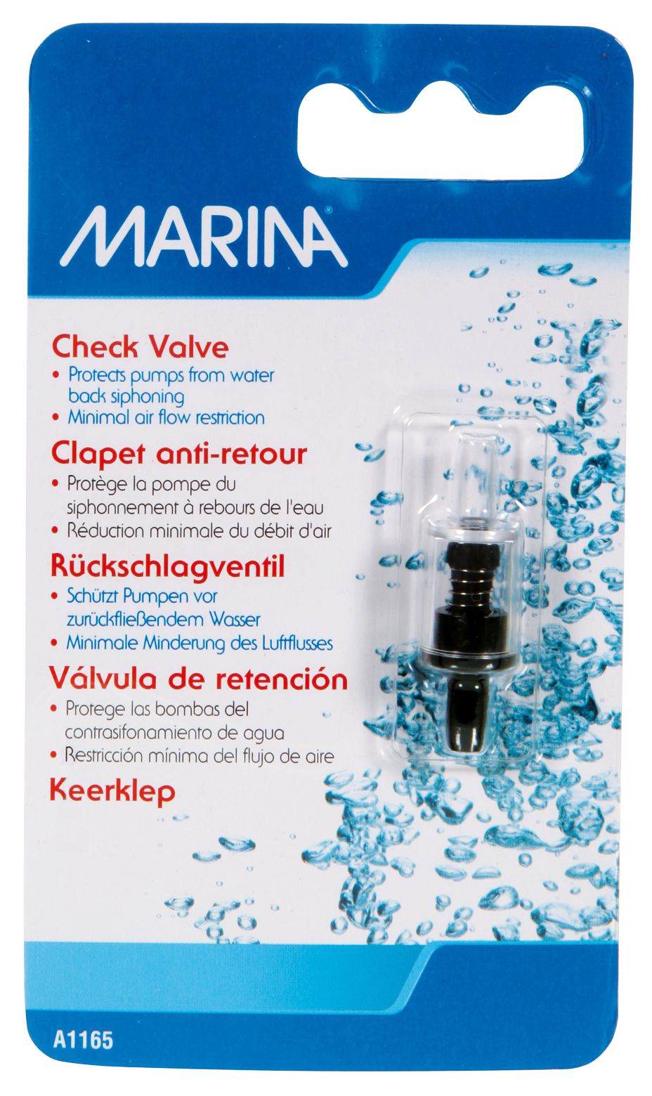 Marina plastist tagasilöögiklapp