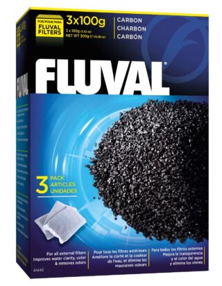 Filtrielement Fluval Carbon 3x100g