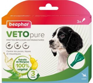 Beaphar VetoPure SpotOn Puppy N3 peletustilgad parasiitide vastu -kutsikas