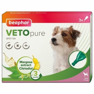 Beaphar VetoPure SpotOn Dogs <15kg N3 tilgad ektoparasiitide vastu - koer