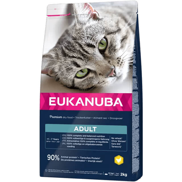 EUKANUBA Adult kanalihaga kassidele 2 kg
