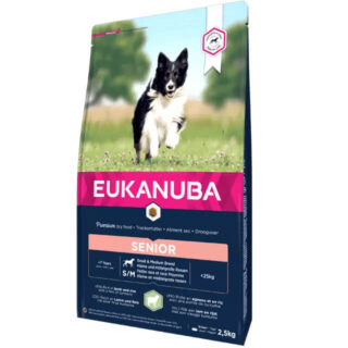 EUKANUBA Senior lambaliha ja riisiga väikestele ja keskmistele koertele 12 kg