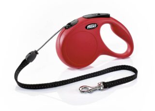 Jalutusrihm flexi New Classic Nöör 5m M punane