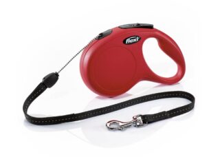 Jalutusrihm flexi New Classic Nöör 8m S punane