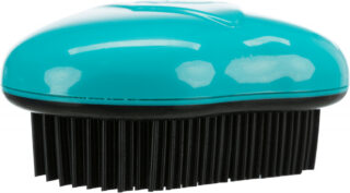 Polstri- ja tekstiilihari, TPR, 7 × 10 cm, must/türkiissinine