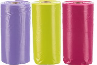 **Roosilõhnaga hügieenikotid, 4 rulli 20 kotti, roosa