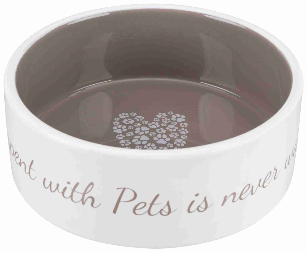 Kauss Pet's Home, keraamiline, 0,8 l/ø 16 cm, kreem/taupe