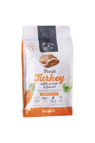 GO NATIVE KASSI TÄISSÖÖT KALKUN/PORGAND/APTEEGITILL 1,5KG