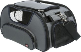 Transpordikott Wings airline carrier, 28 x 23 x 46 cm, hall/sinine