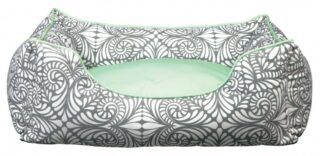 **Koera voodi Felina 75x65cm hall/mint