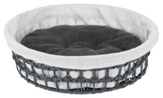 **Koera korv Feira 45 cm, tume hall/natural