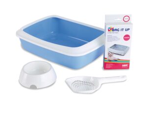 Kassitualett Iriz Starter Kit 42x31x12,5cm valge/sinine