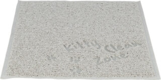 Kassi tualeti käpamatt, PVC, 37 x 45 cm, helehall