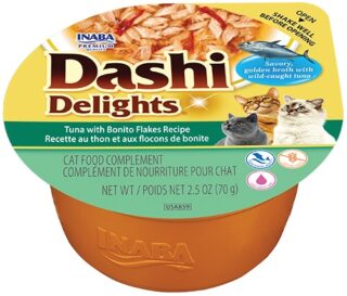 Inaba Dashi Delights Tuna with Bonito Flakes konserv kassile 70g