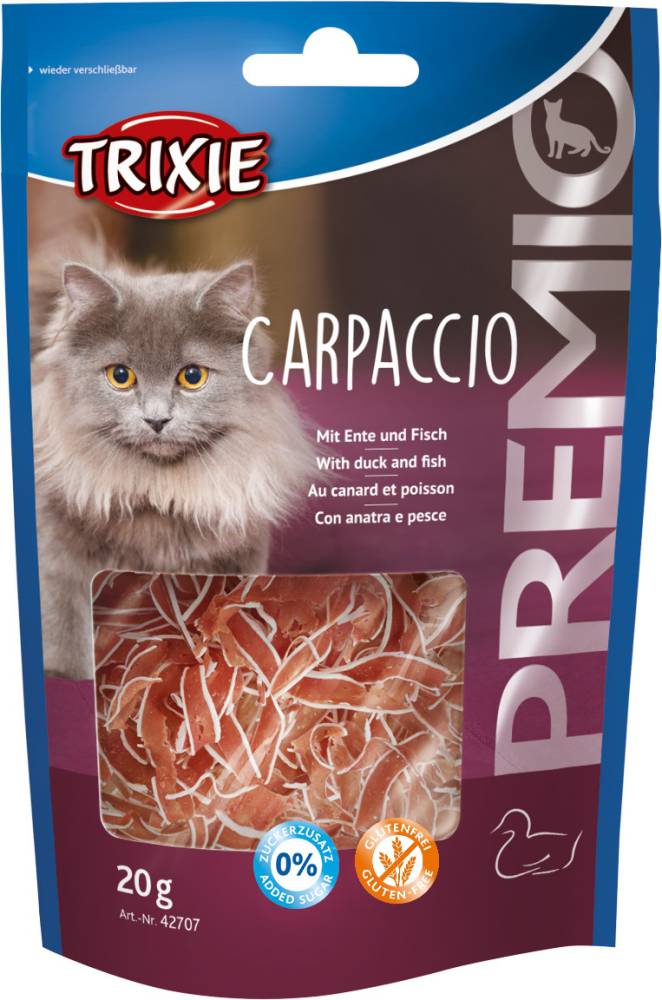 Maius kassidele PREMIO Carpaccio pardi ja kalaga, 20 g