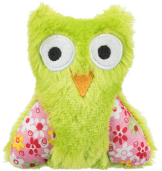 **Mänguasi kassidele Öökull, pehme, kassinõges, 11 cm