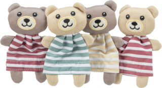 Kassi mänguasi Karu, kangast, naistenõgesega, 12cm juhuslik värv