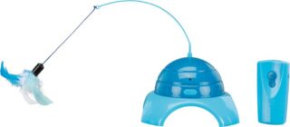 Mänguasi kassidele Catch me mootori ja puldiga, ø 15 × 21 cm