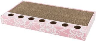 Kraapimispind mänguasjadega 48x5x25cm roosa