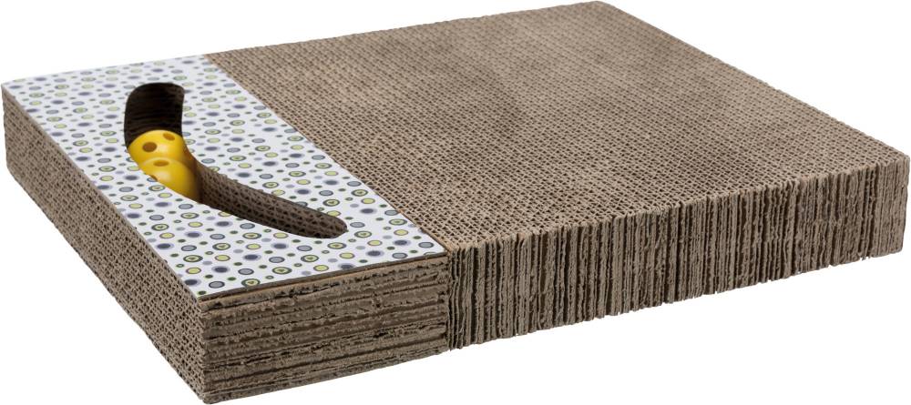 Kraapimispind mänguasjadega 38x30cm valge