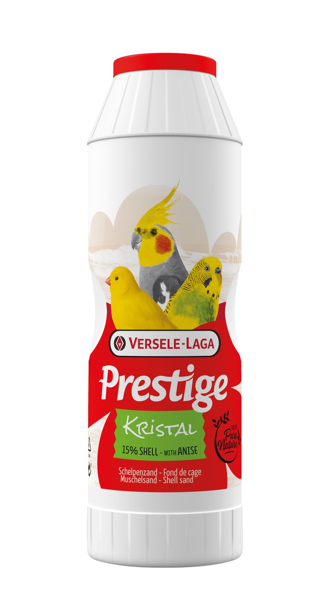 Prestige Shell Sand Kristal - valge puguliiv merekapridega 2kg