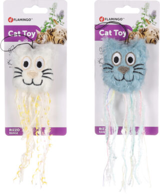Flamingo Rizzo kassimänguasi naistenõgesega 21cm (assortii)