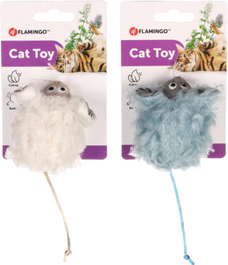 Flamingo Rizzo kassimänguasi naistenõgesega 15cm (assortii)