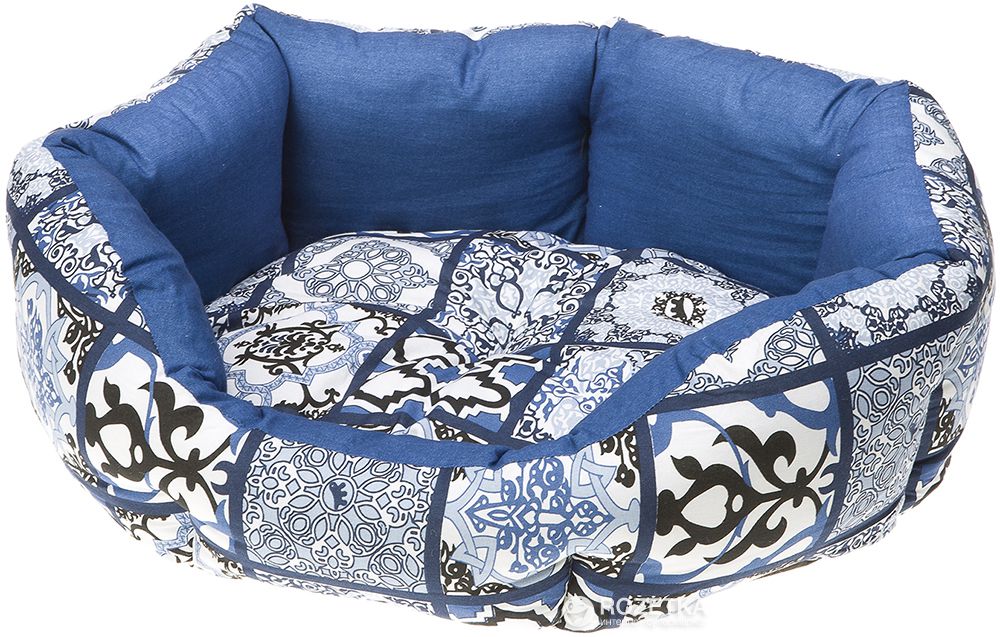 Koera voodi Coccolo 80 padi sinine/roosa