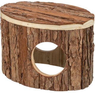 Hamstri maja, koorepuit, 18 × 12 × 12 cm