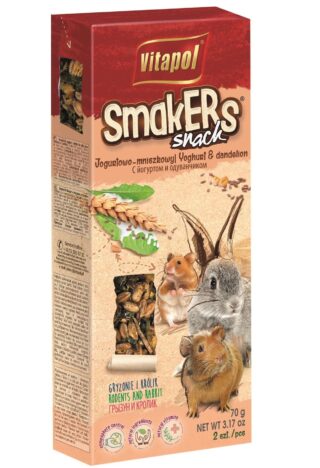 Maius närilistele ja küülikutele SMAKERS jogurt ja võilill 2tk 90g