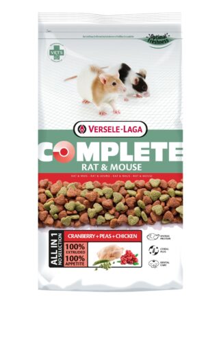 Täissööt COMPLETE Rat & Mouse 2kg rottidele ja hiirtele