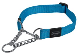 Pool-poov kaelarihm Rogz Utility M 16mm Snake Obedience, türkiissinine helkur
