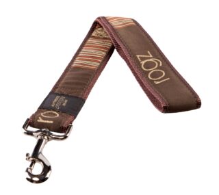 Jalutusrihm Rogz Fancy Dress XXL 40mm Special Agent, Mocha Bone muster