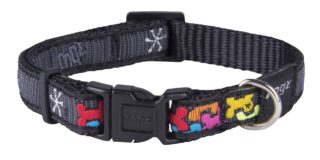 Kaelarihm Rogz Jelly Halsband Multi Bone 11mm/20-31cm