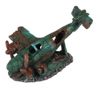 Akvaariumi dekoor uppunud lennuk 1 17x12,5x11cm