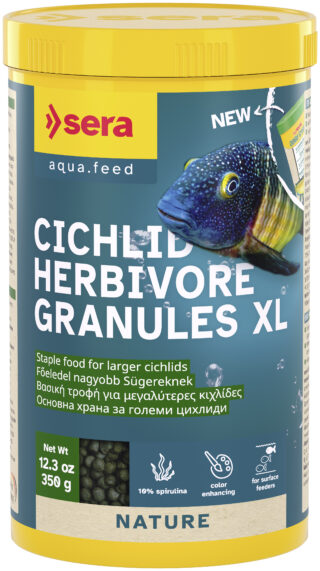 Sera Cichlid Herbivore Granules XL 1000ml/350g