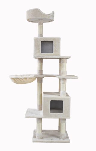 Freedog Fortress beež ronimispuu 50x50x181cm