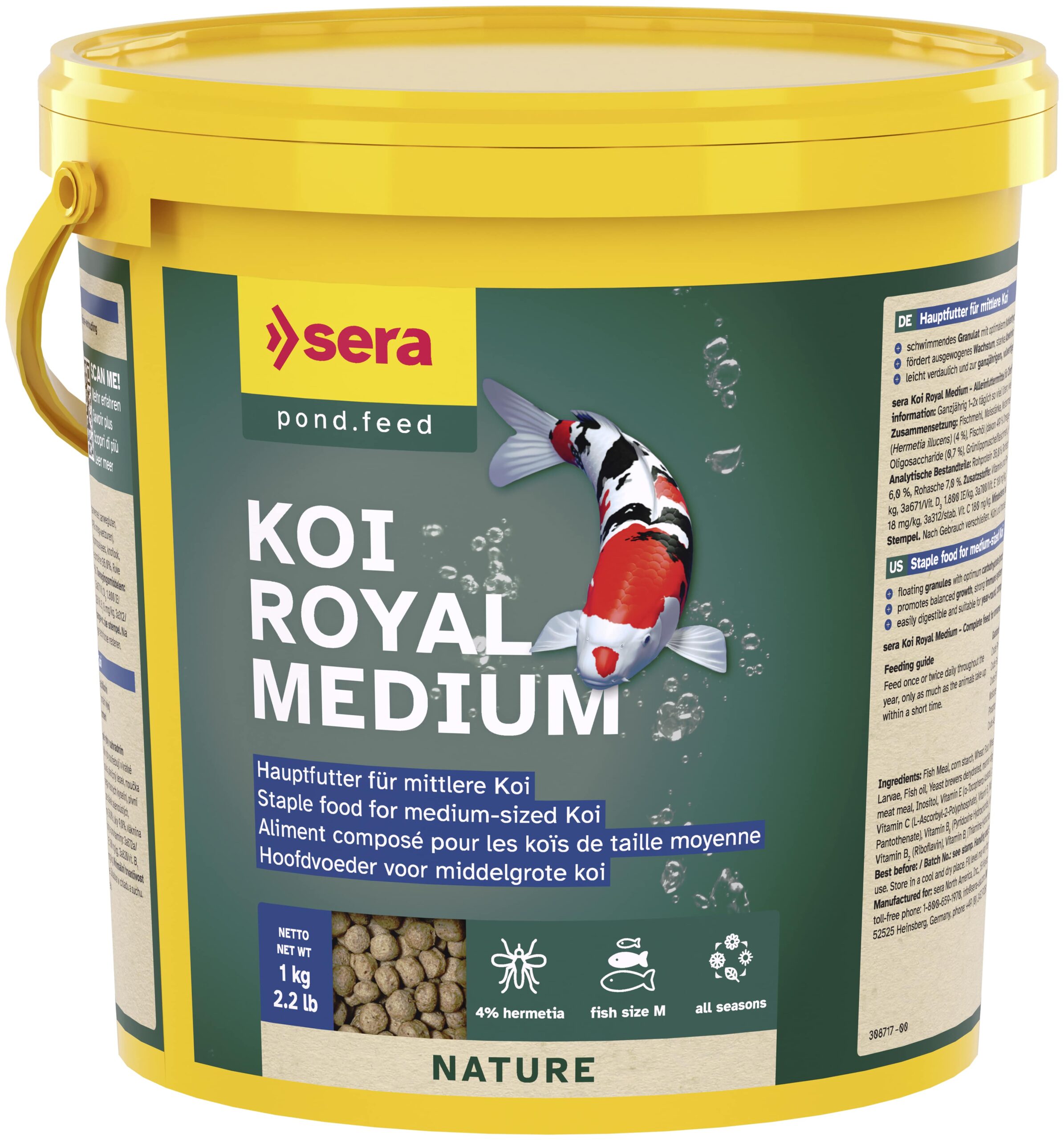 Sera Koi Royal Medium 3.8L/1.0kg