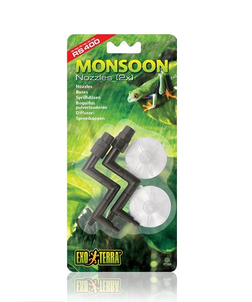 Exo-Terra Monsoon vihmutussüsteemi pihusti komplekt koos iminappidega