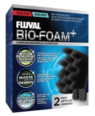 Filtrielement Bio-Foam+ filtrile Fluval 306/307 406/407 2tk must A237