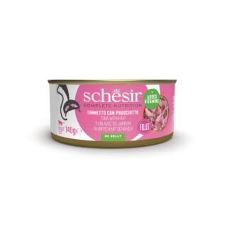 Schesir Complete Nutrition tuunikalaga ja singiga tarretises 140g kassikonserv