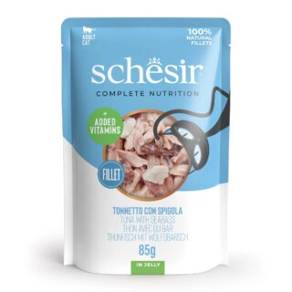 Schesir Complete Nutrition tuunikala meriahvenaga tarretises 85g kassikonserv