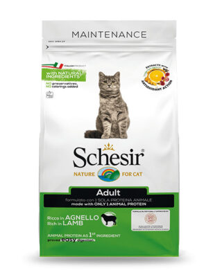 Schesir lambalihaga 400g kuivtoit kassidele