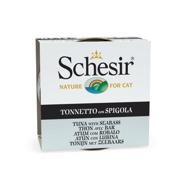 Schesir Complete Nutrition tuunikalaga ja meriahvenaga tarretises 85g kassikonserv