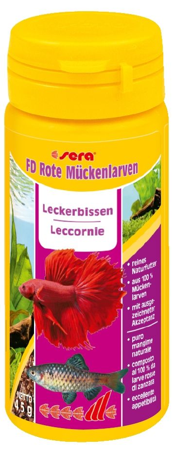 Sera FD Bloodworms Nature 50ml/4.5g