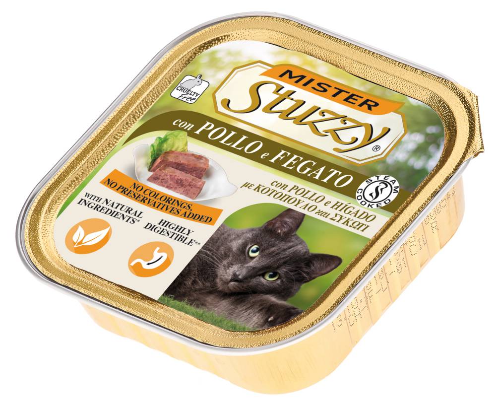 Täissööt (konserv) MISTER STUZZY Cat 100gr kanaliha & maksaga