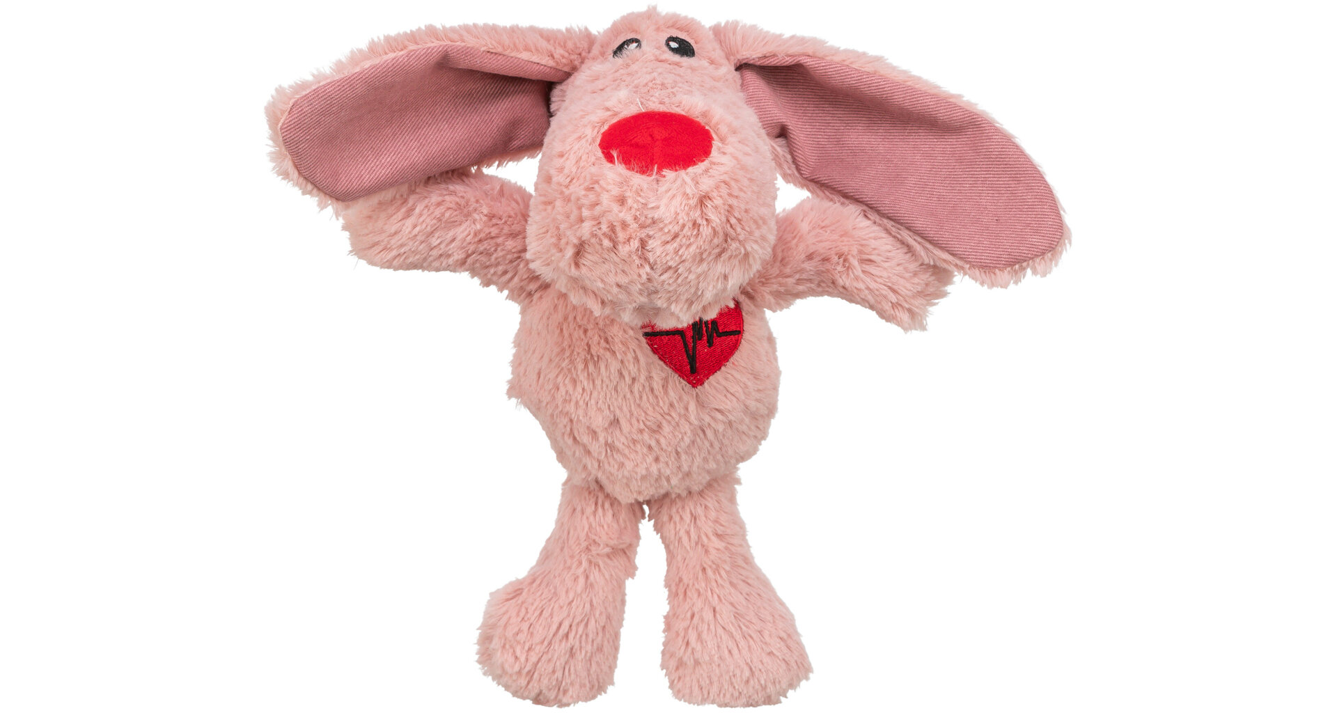 Koera mänguasi Koer, plüüs, 28 cm, roosa