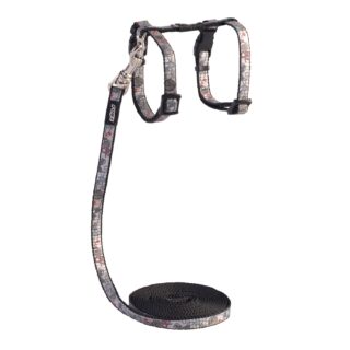 Kassi traksid+jalutusrihm Rogz Reflectocat must Cat