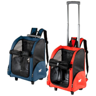 Transpordikott ratastega Trolley 32 x 28 x 51 cm sinine
